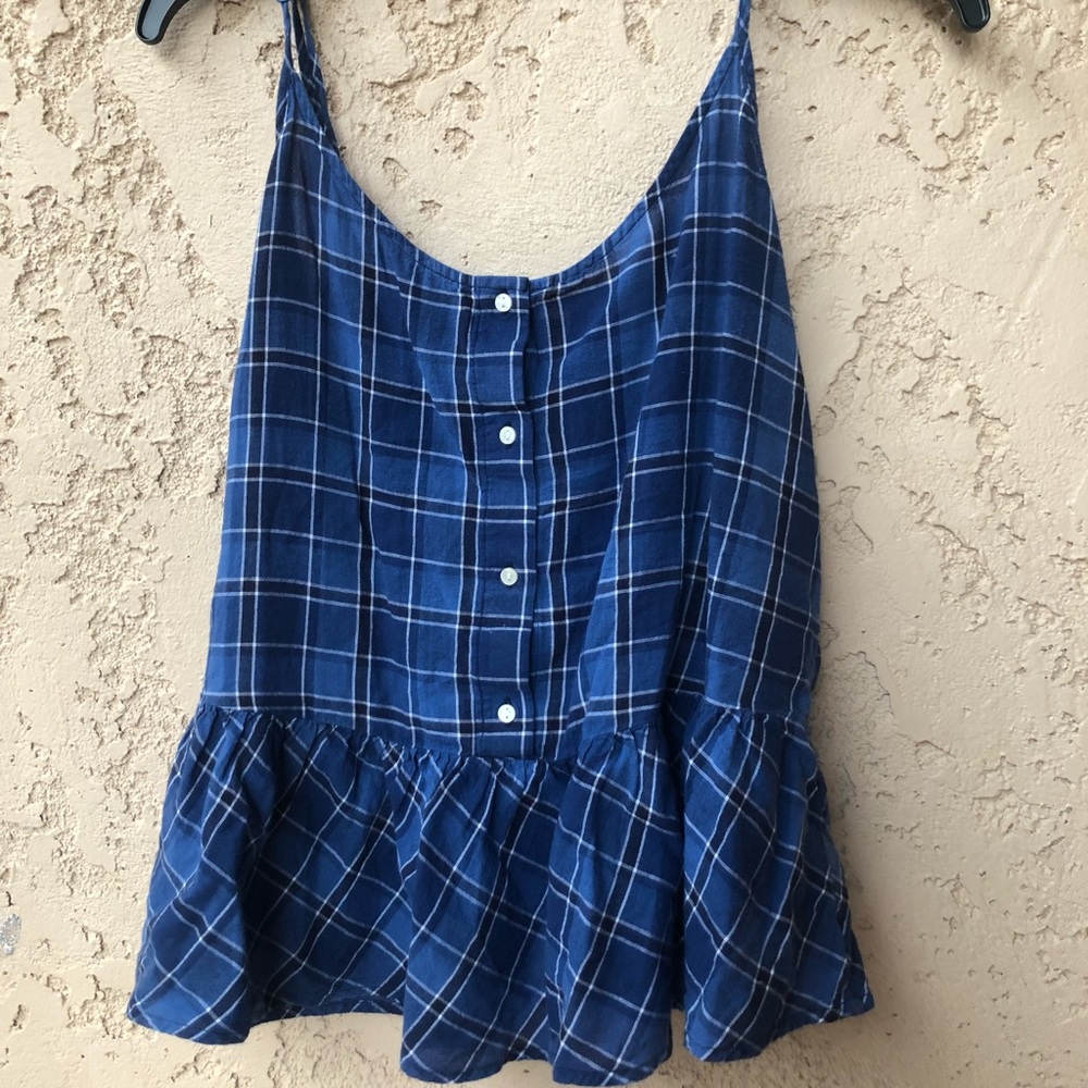 BLUE PICNIC STYLE TOP